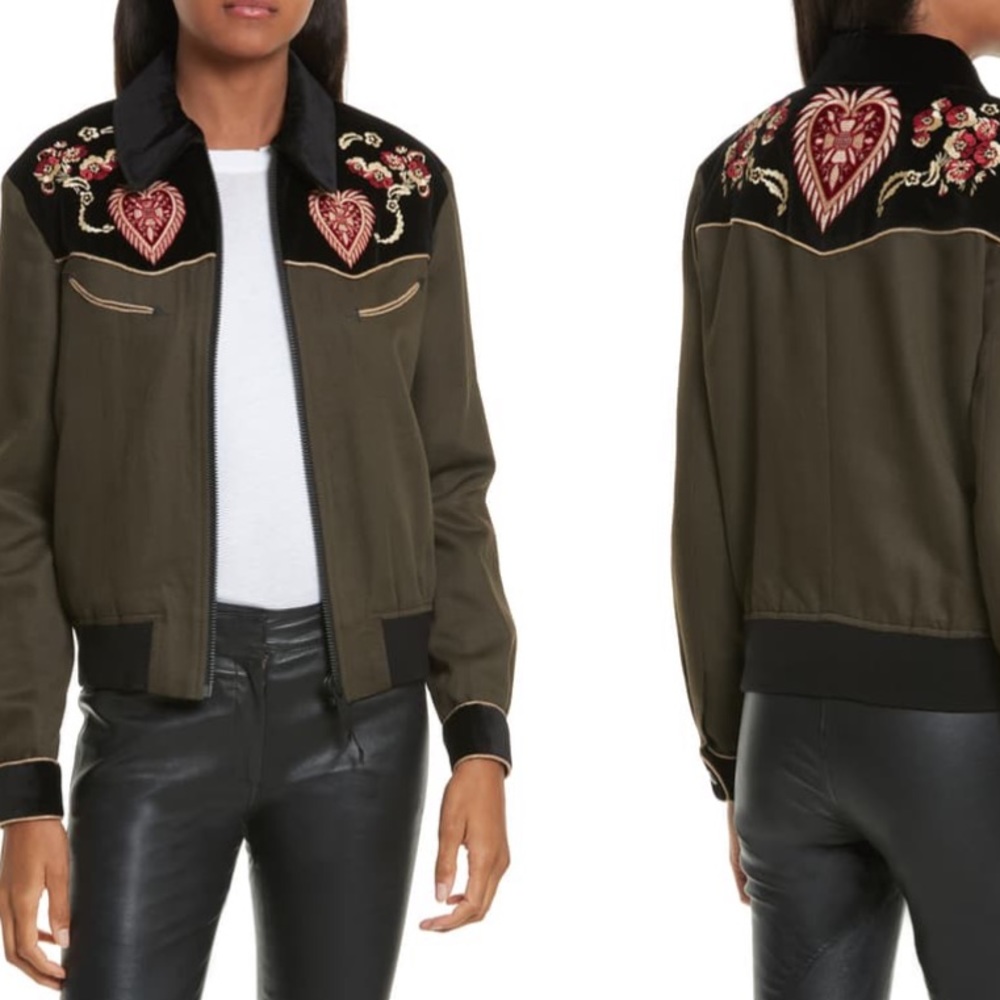 SOLD 🚫 The Kooples • Contrast Bomber Jacket